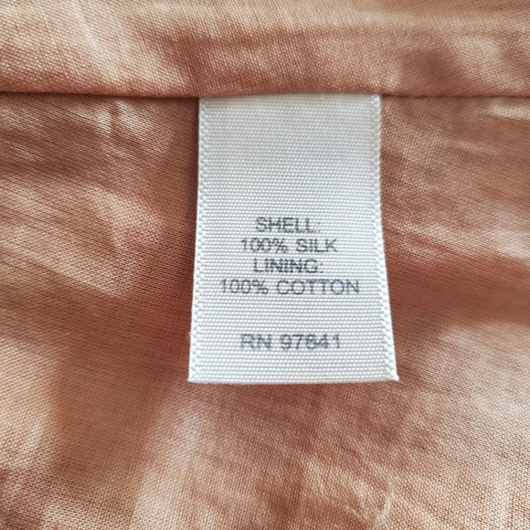 J. Jill Pleated Silk Skirt 6 Petite NWOT - Picture 6 of 10